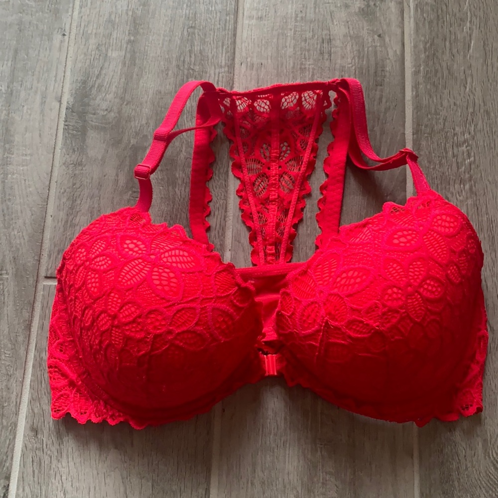 PINK VICTORIAS SECRET DATE RACERBACK BRA